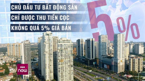 Chủ đầu tư dự án bất động sản chỉ được thu tiền cọc không quá 5% giá bán (29/11/2023)