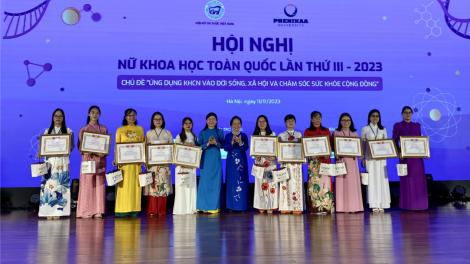 Hội nghị Nữ khoa học toàn quốc lần thứ III-2023