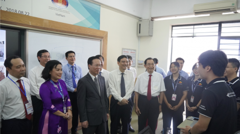 Chủ tịch nước chúc mừng ngày Nhà giáo Việt Nam tại Trường Đại học KH XH và Nhân văn TP.HCM (13/11/2023)
