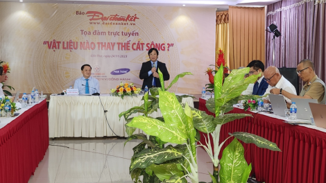 ĐBSCL: Tìm vật liệu thay thế cát sông cần hài hòa giữa phát triển và giảm “tổn thương” cho môi trường (24/11/2023)