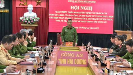 Hải Dương kiên quyết đấu tranh với các hành vi sản xuất, mua bán, vận chuyển pháo trái phép (25/12/2023)