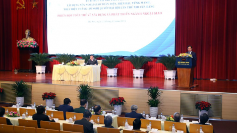 Nhiều nội dung quan trọng trong Phiên họp toàn thể về xây dựng và phát triển ngành ngoại giao (22/12/2023)
