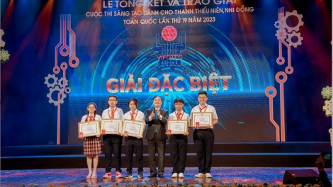 Khơi dậy sức sáng tạo của thanh thiếu niên nhi đồng toàn quốc, nhìn từ Cuộc thi Sáng tạo của thanh thiếu niên nhi đồng toàn quốc (20/12/2023)
