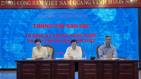 Hà Nội: 25 nghề tham dự Kỳ thi kỹ năng nghề 2023 cấp thành phố (11/12/2023