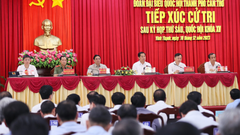 THỜI SỰ 12H TRƯA 10/12/2023:Thủ tướng Phạm Minh Chính tiếp xúc cử tri thành phố Cần Thơ