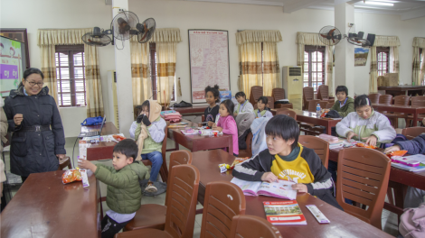 Lớp học tình thương nơi nhà thờ (23/12/2023)