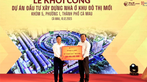 Cà Mau khởi công dự án đô thị hơn 1.000 tỷ đồng (10/12/2023)