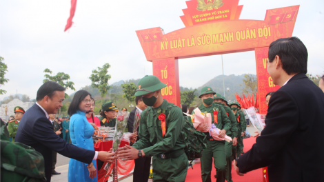 Hơn 1.600 thanh niên Sơn La lên đường nhập ngũ (10/2/2023)