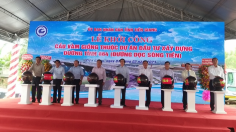 Tiền Giang: Khởi động dự án giao thông với vốn đầu tư hơn 3.200 tỷ đồng  (1/2/2023)