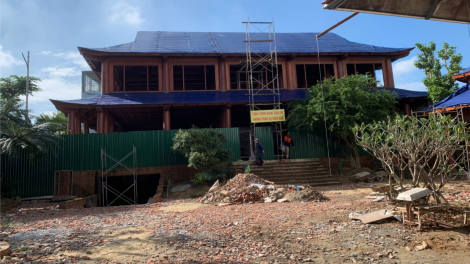 Cưỡng chế buộc tháo dỡ công trình xây trái phép trên đất lúa (21/2/2023)