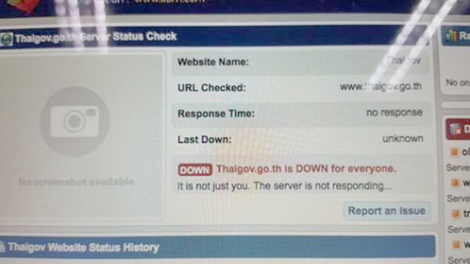 Trang web của tất cả 20 bộ trực thuộc Chính phủ Thái Lan bị tấn công (18/2/2023)