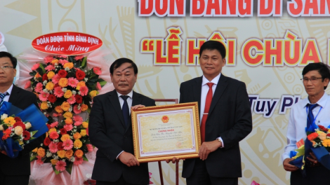 Bình Định đón Bằng di sản VH phi vật thể quốc gia Lễ hội Chùa Bà - Cảng thị Nước Mặn
(19/2/2023)