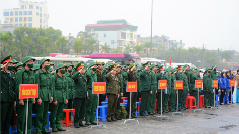 Không khí ngày hội tòng quân tại Thanh Hoá (06/2/2023)