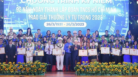 THỜI SỰ 21H30 ĐÊM 22/3/2023: 100 cán bộ đoàn xuất sắc nhận Giải thưởng Lý Tự Trọng năm 2023