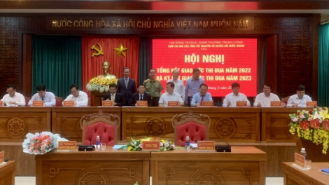 Các tỉnh Tây Nguyên và Duyên hải Miền trung ký kết giao ước thi đua (30/3/2023)