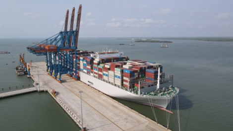 THỜI SỰ 12H TRƯA 30/3/2023: Cụm cảng nước sâu Cái Mép – Thị Vải, tỉnh Bà Rịa – Vũng Tàu, đón siêu tàu container.