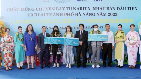 Nối lại đường bay trực tiếp Narita (Nhật Bản) - Đà Nẵng (26/3/2023)