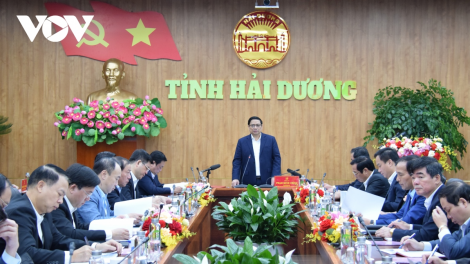 Thủ tướng Chính phủ Phạm Minh Chính làm việc với lãnh đạo tỉnh Hải Dương (16/3/2023)