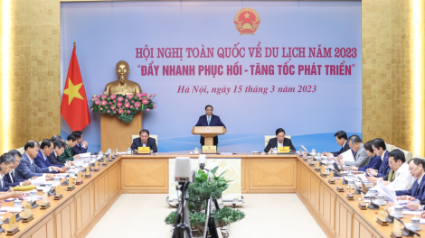 THỜI SỰ 12H TRƯA 15/3/2023: Thủ tướng Phạm Minh Chính chủ trì Hội nghị trực tuyến toàn quốc về du lịch năm 2023 với chủ đề “Đẩy nhanh phục hồi – Tăng tốc phát triển”.