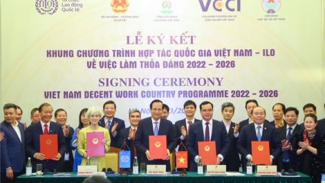 ILO và Việt Nam thống nhất khuôn khổ hợp tác mới về việc làm, an sinh xã hội và quản trị thị trường lao động (28/03/2023)