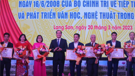 Lạng Sơn: Hội nghị tổng kết 15 năm thực hiện Nghị quyết số 23-NQ/TW của Bộ Chính trị  (20/3/2023)