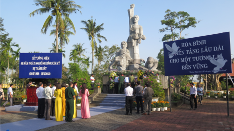 55 năm thảm sát Sơn Mỹ: “Hoà bình là nền tảng lâu dài cho một tương lai bền vững” (16/3/2023)