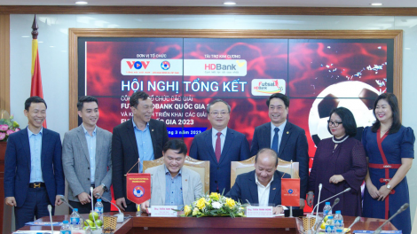 Đài TNVN phối hợp triển khai công tác tuyên truyền cho giải Futsal 2023 (9/3/2023)