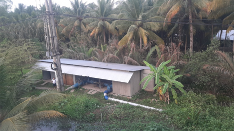 Bến Tre: Tăng cường khâu bơm, chuyển nước ngọt phục vụ người dân (24/3/2023)