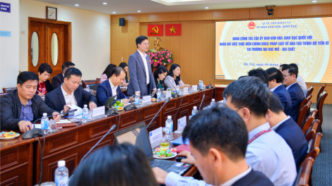Thực hiện chính sách, pháp luật trong đào tạo trình độ tiến sĩ (19/4/2023)