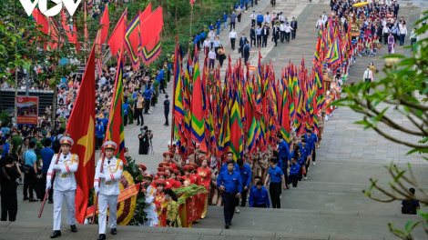 THỜI SỰ 6H SÁNG 29/4/2023: Sáng nay, tỉnh Phú Thọ tổ chức trọng thể Lễ dâng hương tưởng niệm các Vua Hùng, tri ân công đức Tổ tiên đã có công dựng nước.
