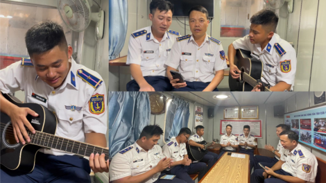 Phút thư giãn trên biển của những người lính Cảnh sát biển 3 (08+09/04/2023)