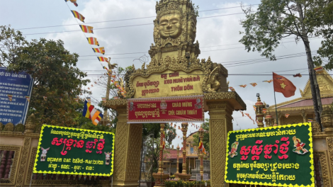 Kiên Giang: Các chùa Khmer tất bật chuẩn bị đón Tết cổ truyền Chôl Chnăm Thmây (11/4/2023)