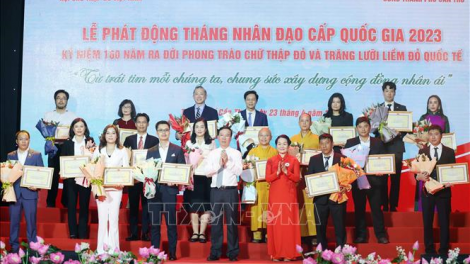 THỜI SỰ 12H TRƯA 23/4/2023: Chủ tịch nước dự Lễ phát động Tháng Nhân đạo cấp quốc gia năm 2023 và Kỷ niệm 160 năm Phong trào Chữ thập đỏ và Trăng lưỡi liềm đỏ Quốc tế