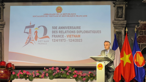 Tưng bừng kỷ niệm 50 năm quan hệ ngoại giao Việt - Pháp tại thủ đô Paris (21/4/2023)