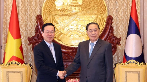 THỜI SỰ 12H TRƯA 11/4/2023: Chủ tịch nước thăm các đồng chí nguyên lãnh đạo cấp cao Lào, gặp gỡ kiều bào, nhân viên ĐSQ Việt Nam tại Lào