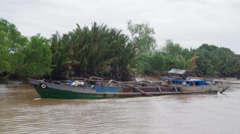 Tiền Giang:Thu phạt gần 18 tỷ đồng từ bơm hút, vận chuyển cát trái phép. (16/4/2023)
