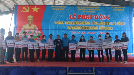 Sóc Trăng phát động Tháng hành động về an toàn, vệ sinh lao động và Tháng công nhân năm 2023 (4/5/2023)