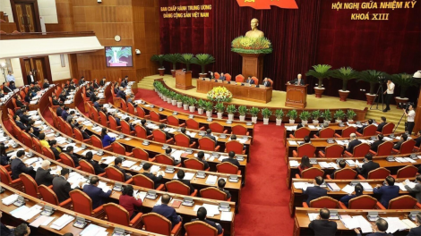 Hội nghị giữa kỳ Trung ương: Phiếu tín nhiệm là cơ sở để đánh giá, bố trí, điều động cán bộ (16/5/2023)