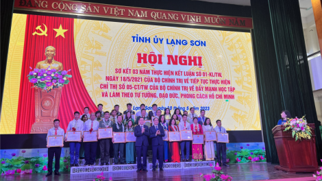 Lạng Sơn: Thiết thực lan tỏa cuộc vận động "Học tập và làm theo tư tưởng, đạo đức, phong cách Hồ Chí Minh" (10/5/2023)