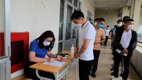 Hơn 5.500 lao động thi đợt 1, Kỳ thi tiếng Hàn năm 2023 tại Hà Nội (08/05/2023)