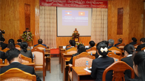 Trao tặng Huân chương Hữu nghị cho Bảo tàng Kaysone Phomvihane (7/6/2023)