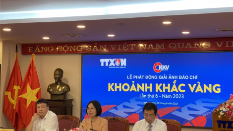 Giải ảnh báo chí “Khoảnh khắc vàng” lần thứ 6- tôn vinh các tác phẩm ảnh báo chí ấn tượng (20/6/2023)