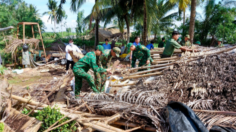 Sóc Trăng khẩn trương giúp dân ổn định đời sống sau thiệt hại do lốc xoáy (05/6/2023)