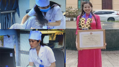 Chị Phạm Thúy Loan - Nữ điều dưỡng tận tâm với người bệnh. (2/6/2023)