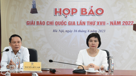 124 tác phẩm báo chí xuất sắc được trao Giải báo chí Quốc gia lần thứ 17- năm 2022 (16/6/2023)