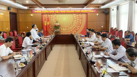 Tổng giám đốc Đài Tiếng nói Việt Nam làm việc với
Thường trực tỉnh uỷ Đắk Lắk về công tác tuyên truyền trong vùng đồng bào Dân tộc thiểu số 
(15/7/2023)