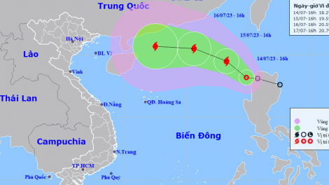 THỜI SỰ 21H30 ĐÊM 14/7/2023: Sau khi đi vào Biển Đông trong đêm nay hoặc sáng mai, áp thấp nhiệt đới có khả năng sẽ mạnh lên thành bão.