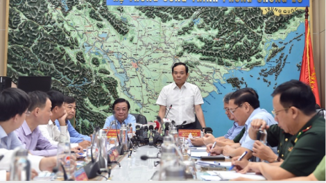 Phó Thủ tướng Trần Lưu Quang: Không chủ quan trong ứng phó với bão số 1 (17/7/2023)