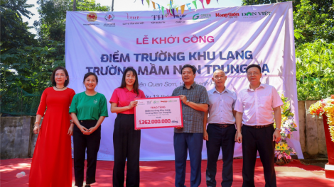 Dự án tình nguyện xây dựng mới điểm trường Khu Lang (Ngày 27/7/2023)