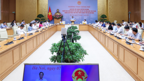 THỜI SỰ 18H CHIỀU 7/7/2023: Thủ tướng Phạm Minh Chính chủ trì cuộc làm việc với TPHCM triển khai Nghị quyết của Quốc hội về thí điểm một số cơ chế, chính sách đặc thù phát triển TPHCM.